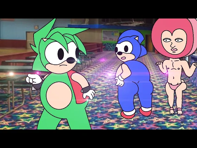 Sonic Underground: Sonic And His Beautiful Boyfriend Go Roller Skating for Valentines Day